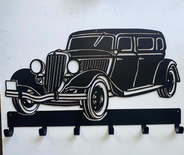 ford 1934 sedan coat rack