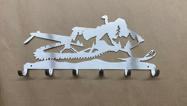 Stainless Steel Snowmobile Key Rack