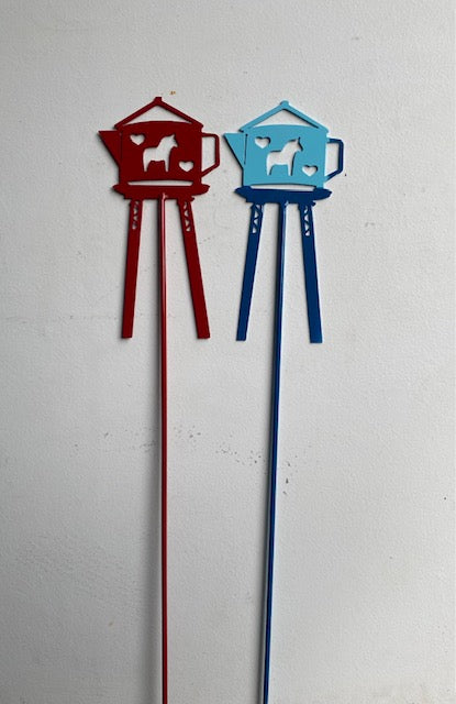 Lindstrom Coffee Pot Garden Stake or Wall Hanging