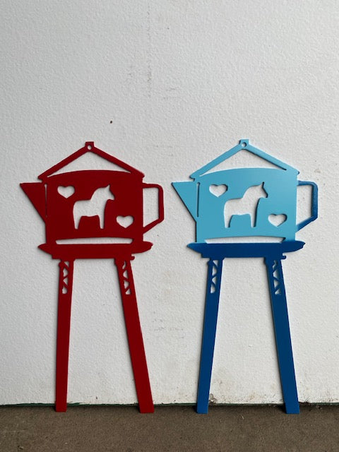 Lindstrom Coffee Pot Garden Stake or Wall Hanging