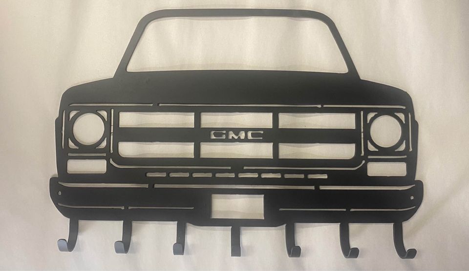 GMC key/hat rack