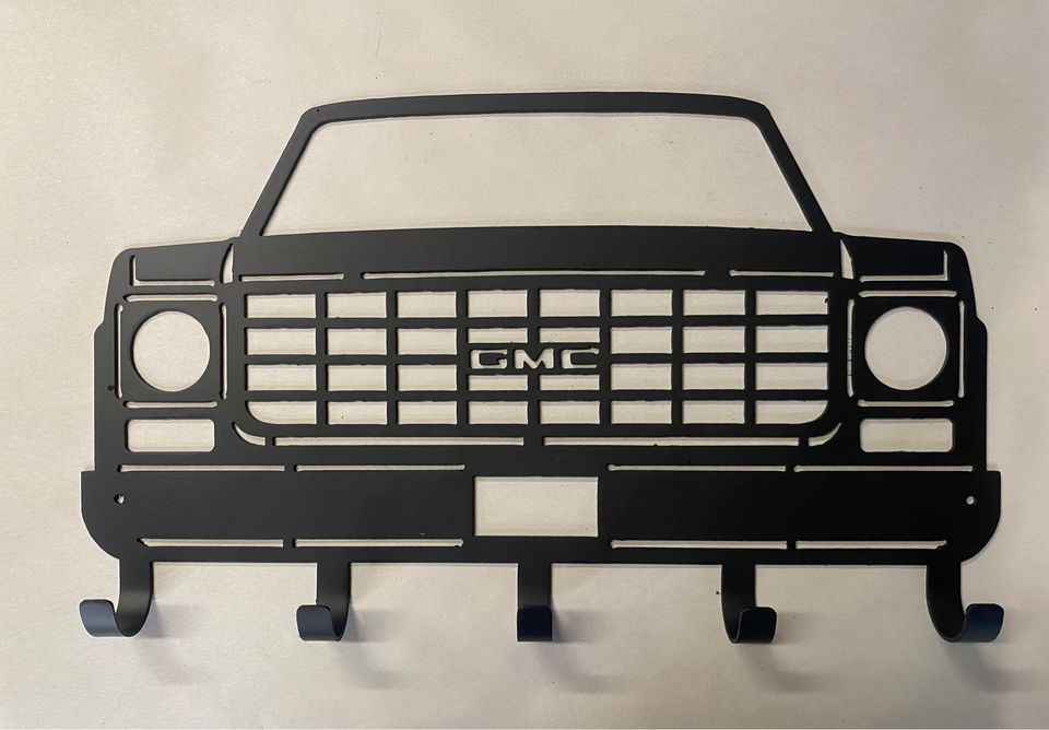 GMC key/hat rack