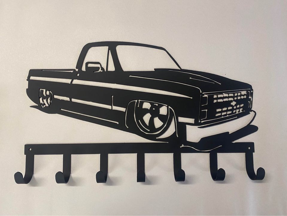 Chevy square key rack