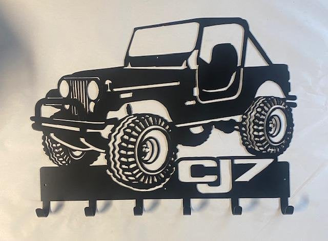 Jeep CJ coat rack