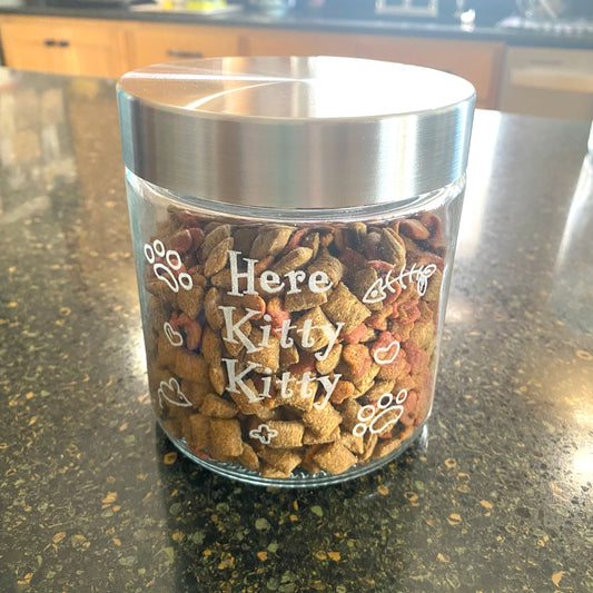 Here Kitty Kitty - Treat Jar