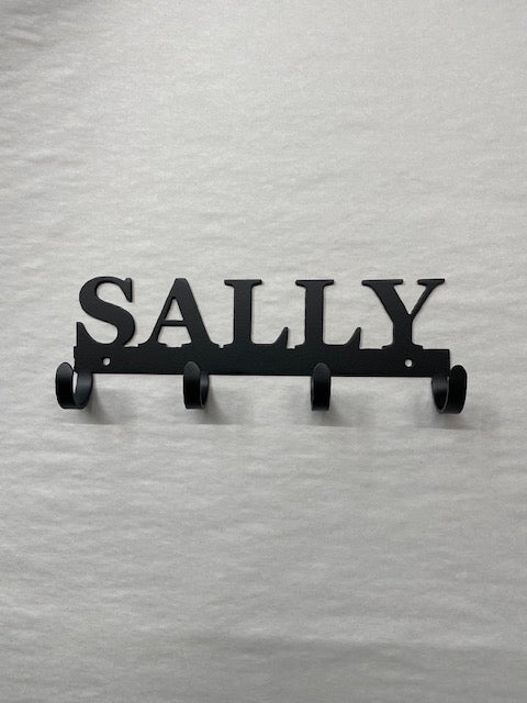Personalized name hooks (keys, hats and more)