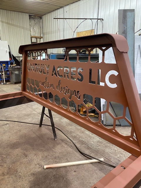 Custom Truck Back Rack