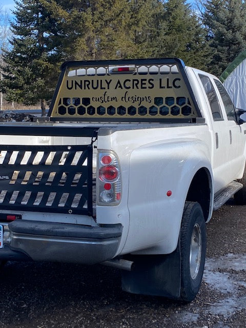 Custom Truck Back Rack