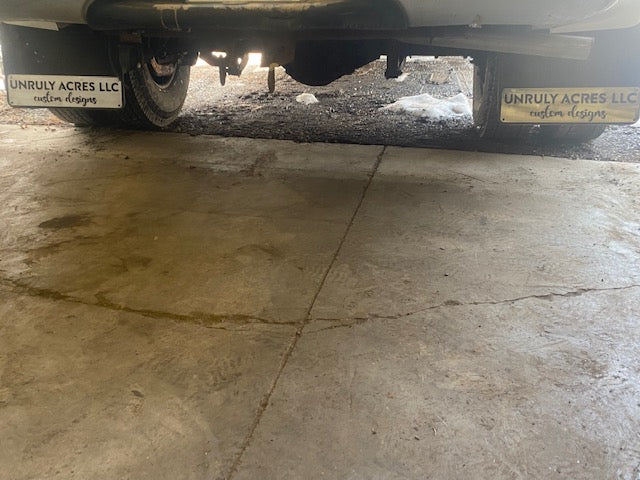 Custom Stainless mud flap decor