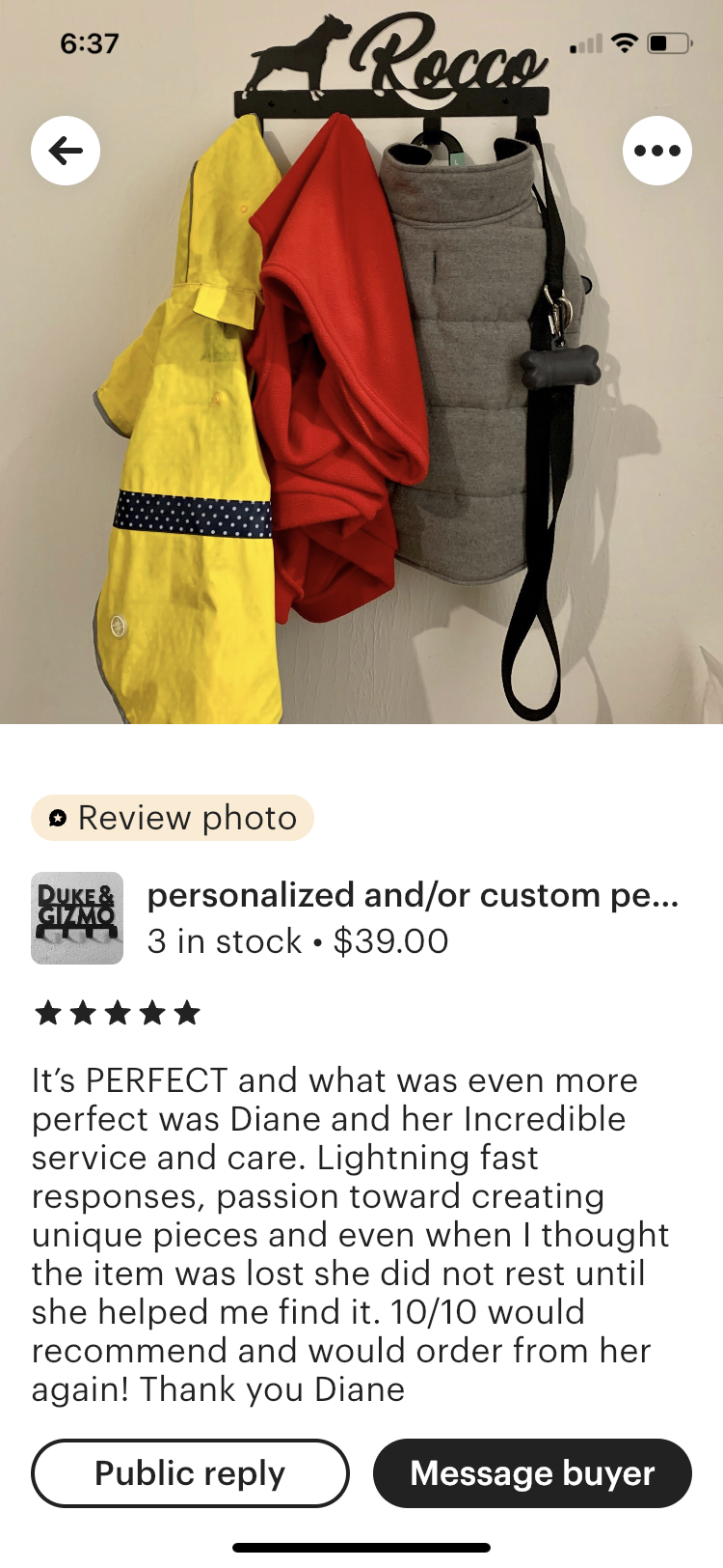 Pet — custom hooks/hangers