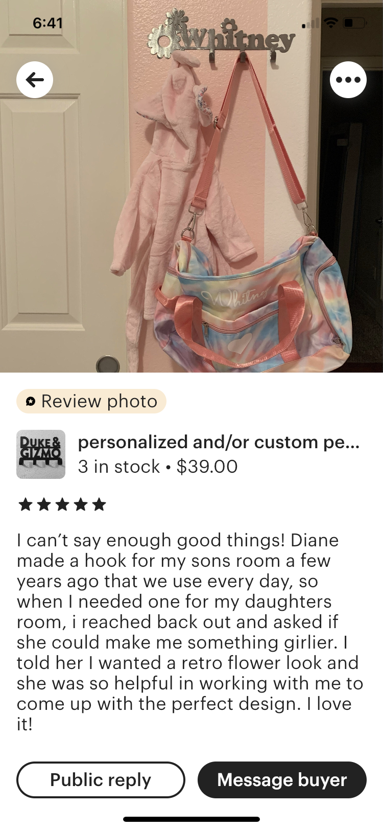 Pet — custom hooks/hangers