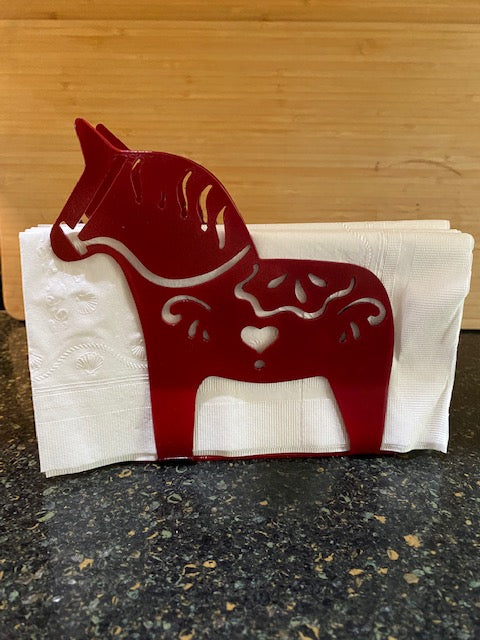 Dala horse napkin holders