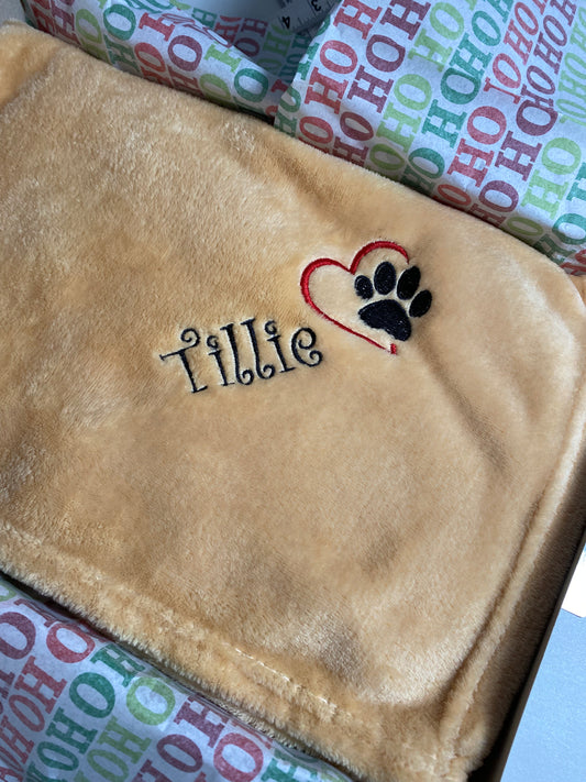 Personalized Pet Blanket