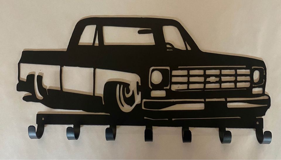 Chevy square lowrider key rack