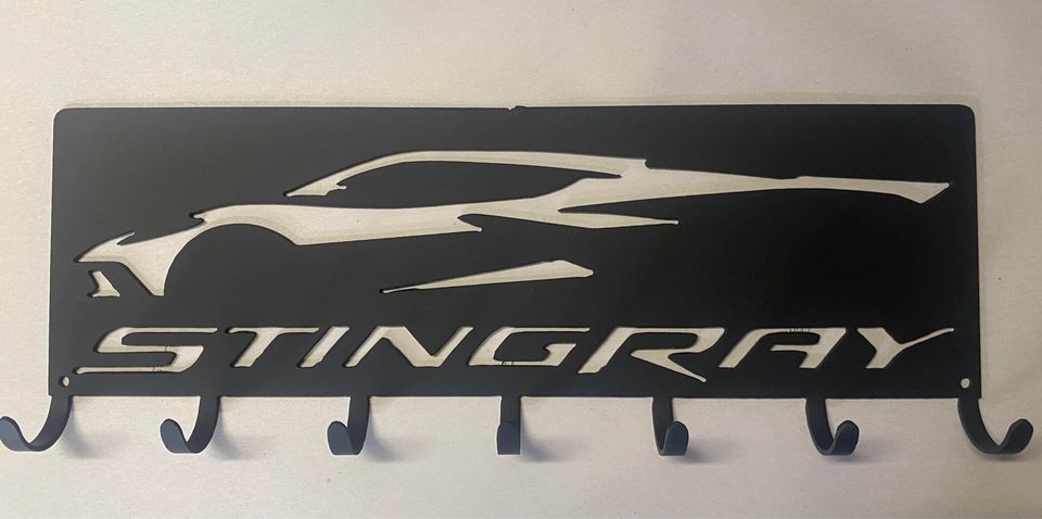 Corvette C8 Stingray key rack – unrulyacres