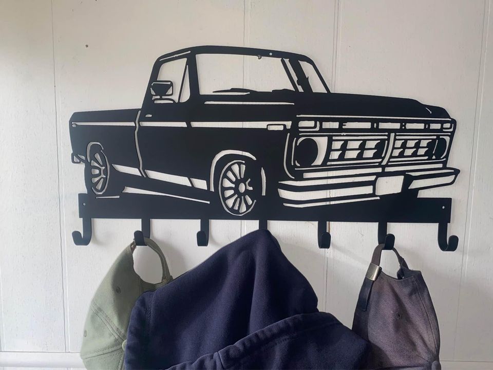 Ford truck hat/coat rack