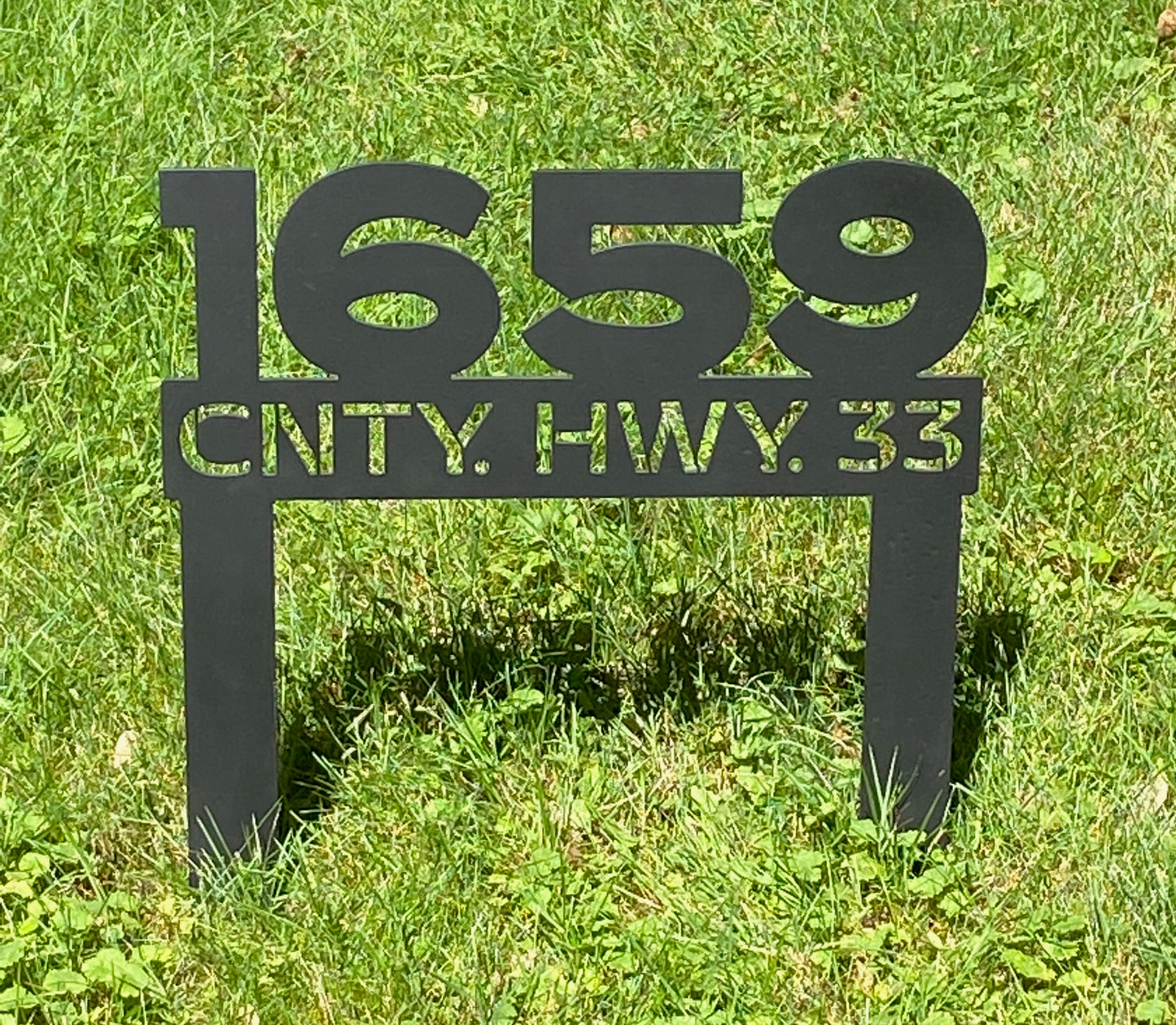 Address Sign (with stakes)