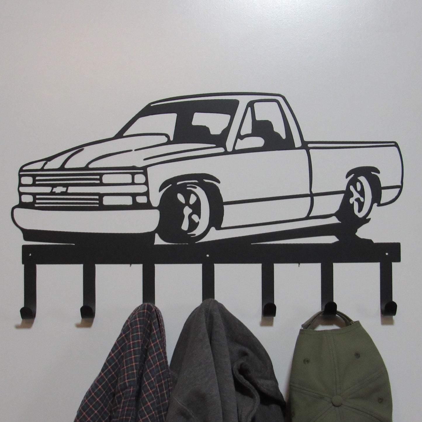 Chevy OBS Truck Coat/Hat Rack – unrulyacres