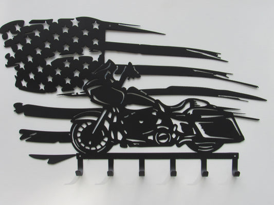 Road Glide with Flag Key/Hat/Jacket Rack